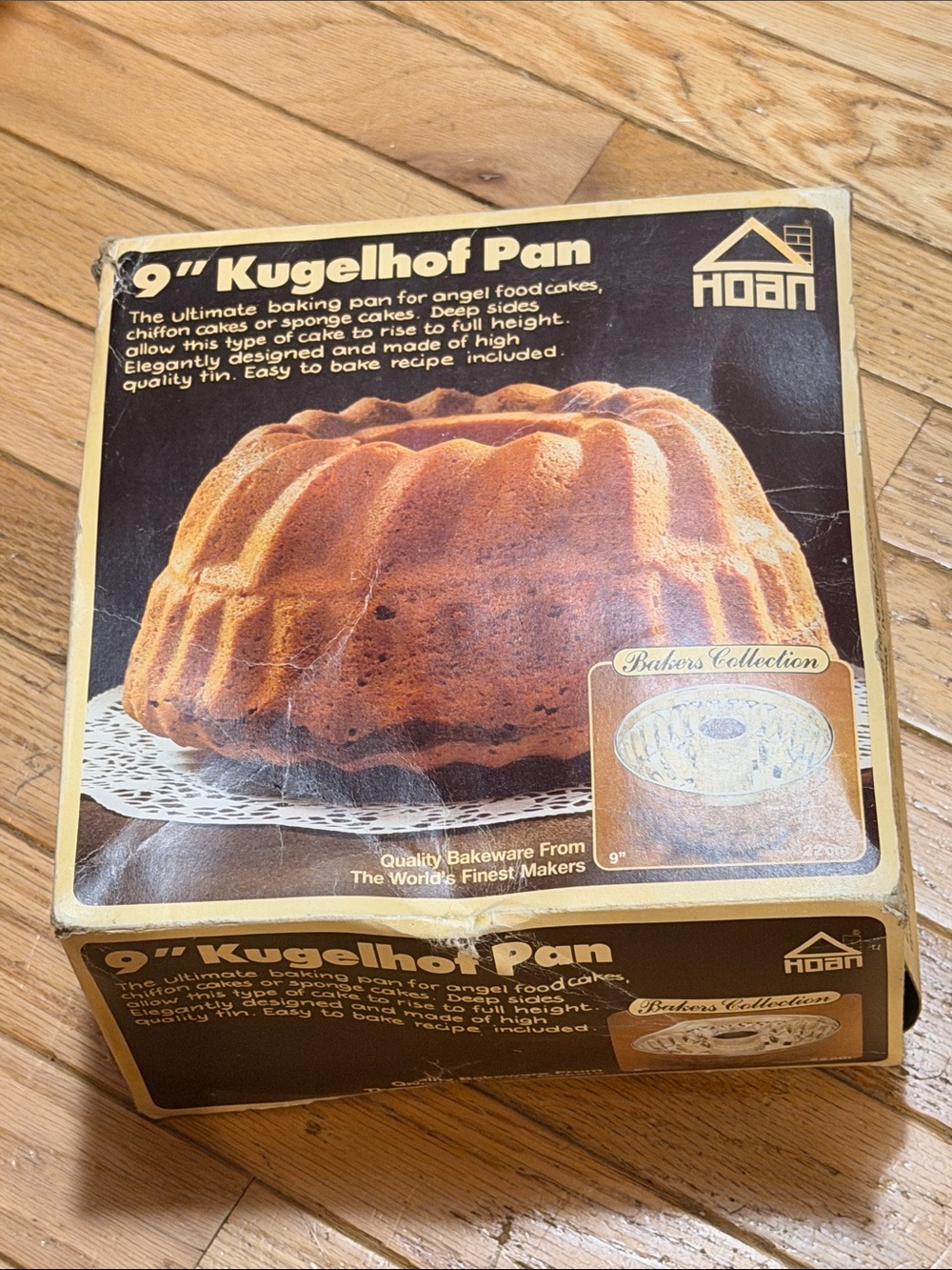 9" Kugelhof Bundt Pan by Kaiser Hoan. Made expertly in West Germany
